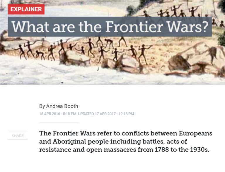 What are the Frontier Wars? – AIPEP