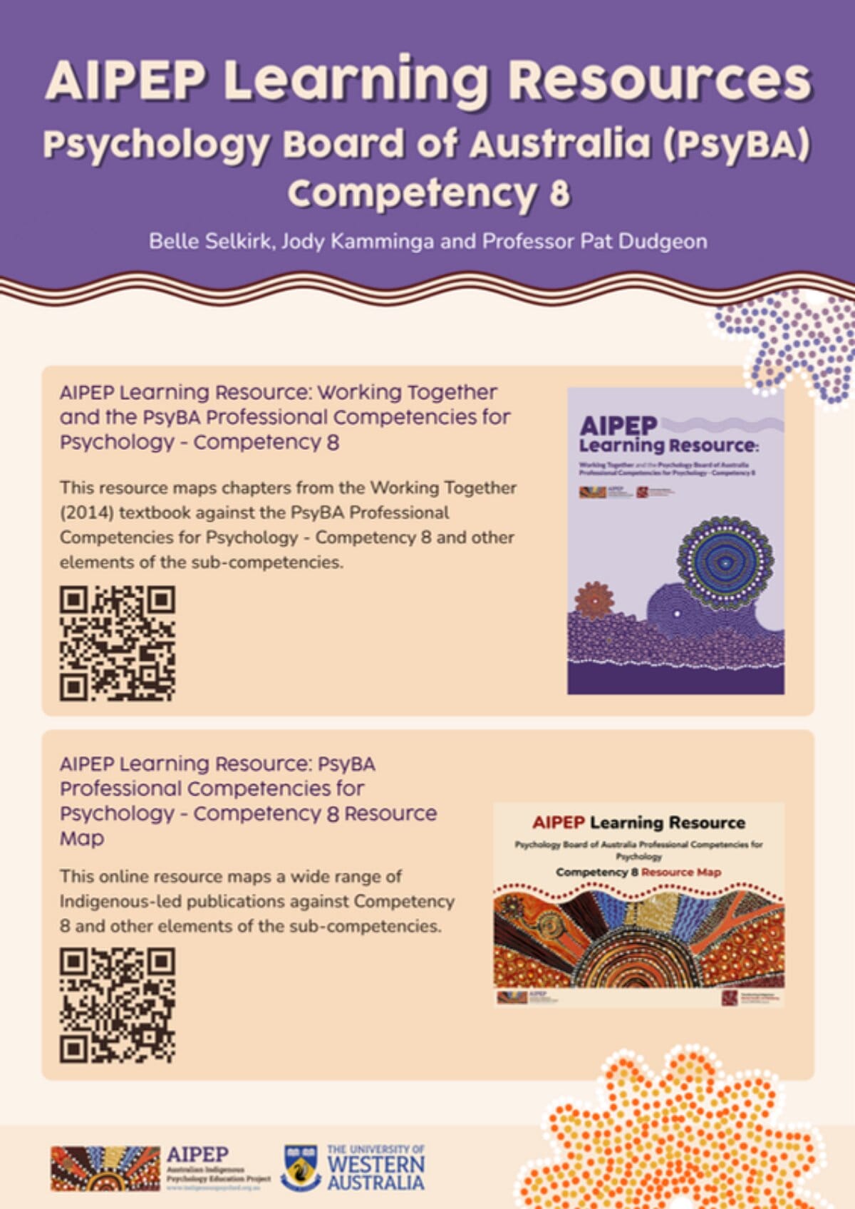 AIPEP Learning Resources poster