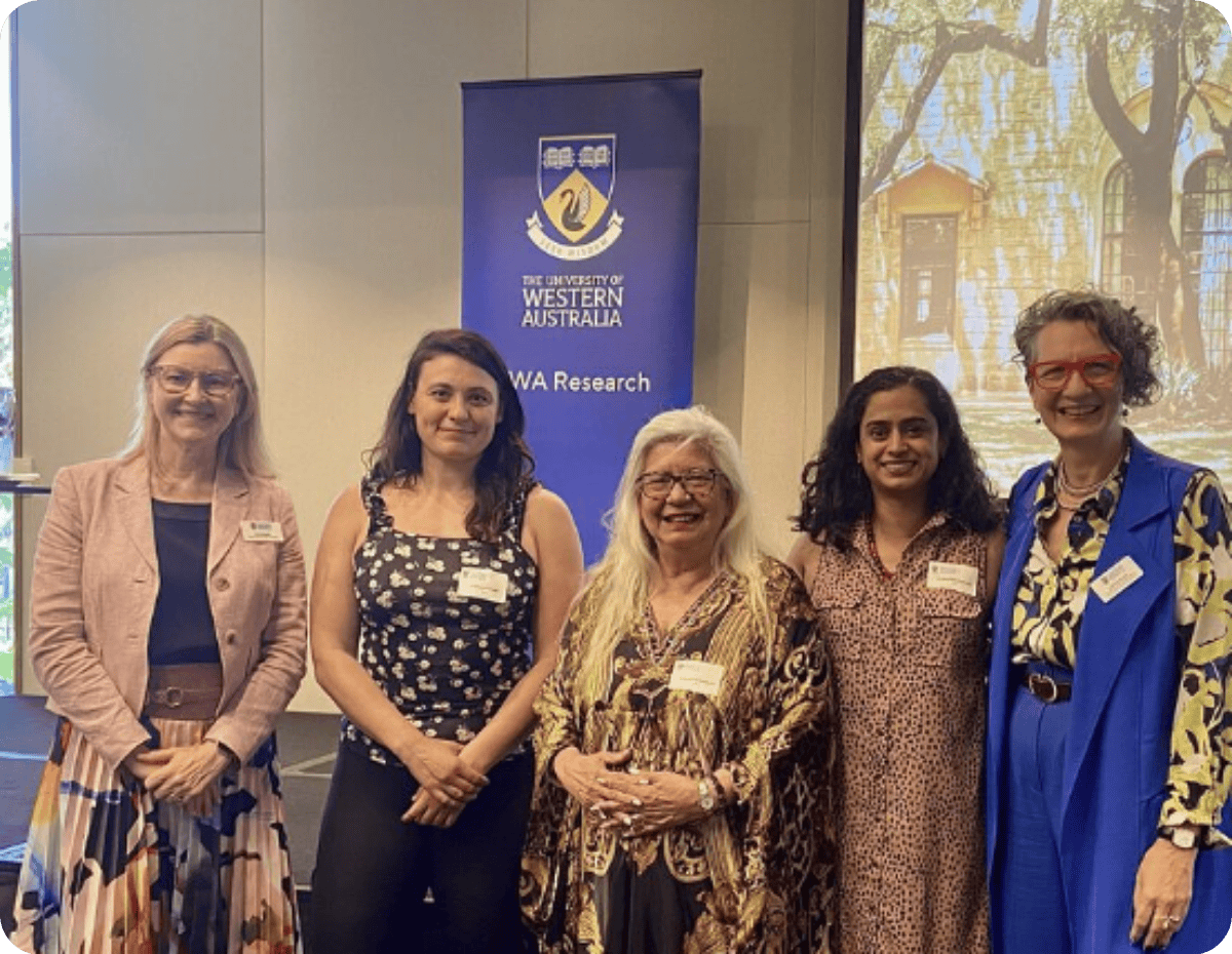 Image of Prof. Anna Nowak, Dr Blerida Banushi, Prof. Pat Dudgeon AM, Dr Shraddha Kashyap, Prof Romola Bucks